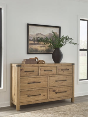 Ridgester Dresser and Mirror - Furniture House (VA)