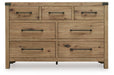 Ridgester Dresser and Mirror - Furniture House (VA)