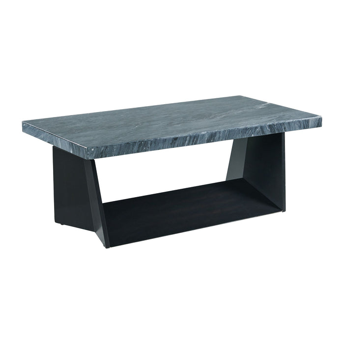 Beckley Coffee Table Complete in Dark Marble Top