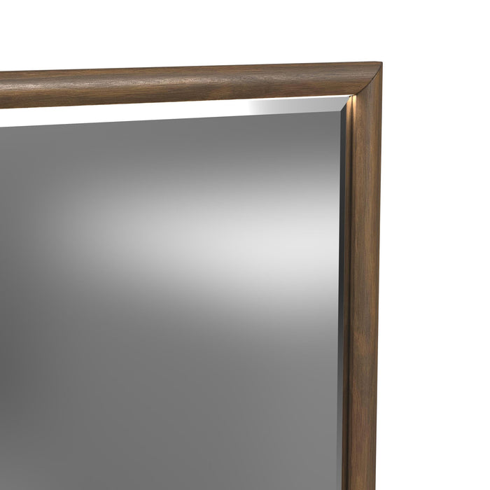 Brisbane UPH Bedroom Set with Boucle Beige and LED