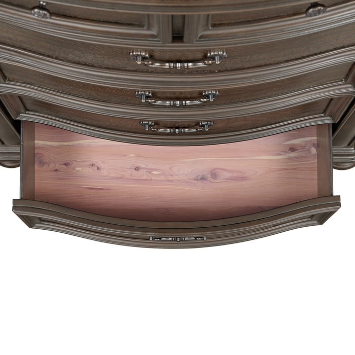 Brunswick 5-Drawer Chest in Mahogany