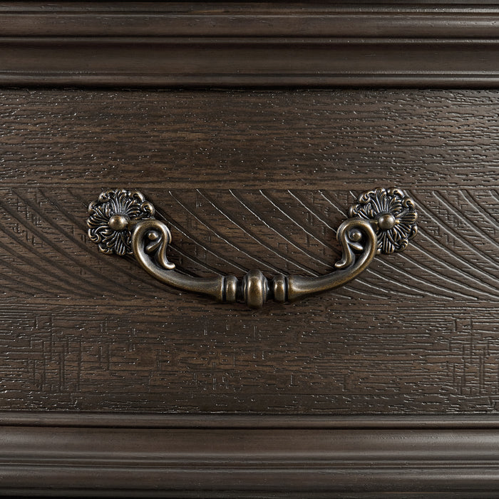 Brunswick Dresser and Mirror Set in Mahogany