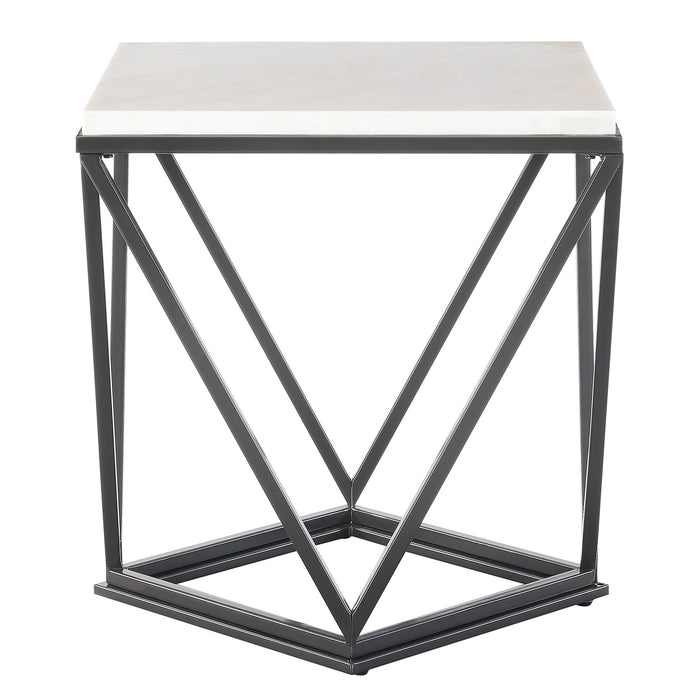 Riko End Table W/ Metal Leg - Furniture House (VA)