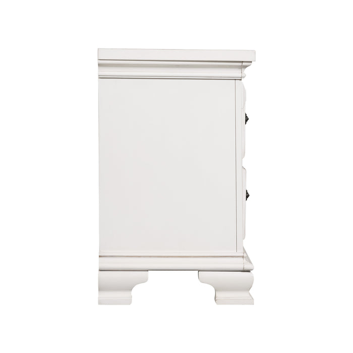 Calloway Nightstand Antique White Color