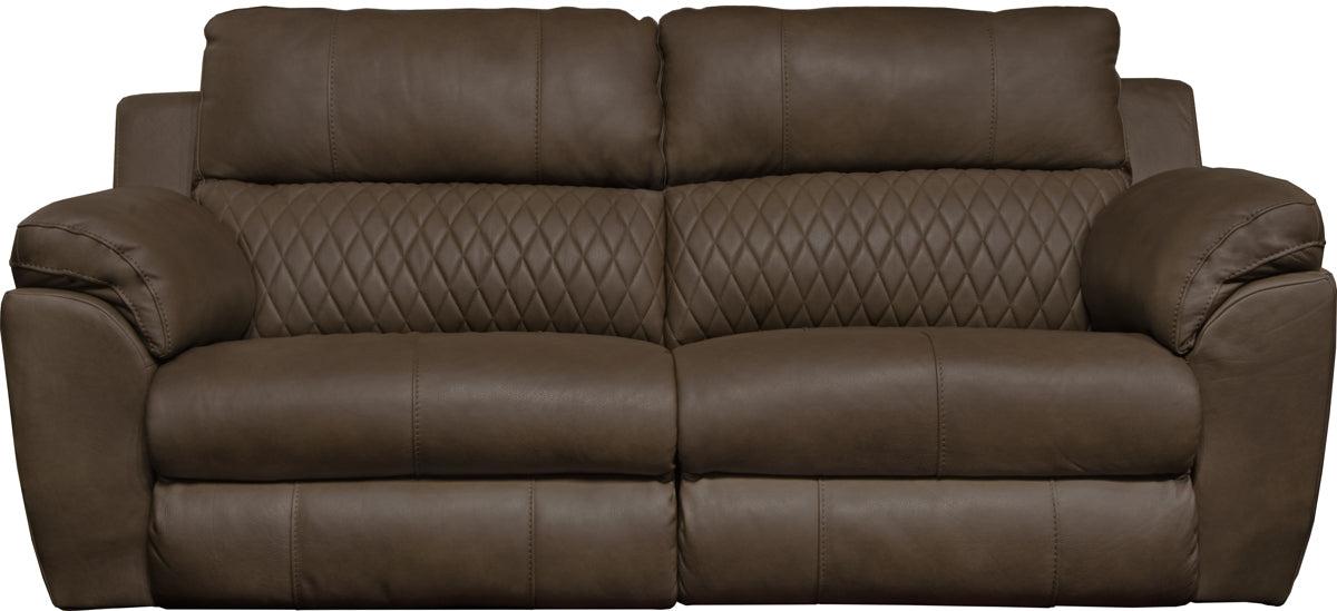 Catnapper Furniture Sorrento Power Lay Flat Reclining Sofa in Kola