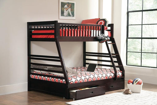 Ashton Twin Over Full 2-drawer Bunk Bed - Furniture House (VA)