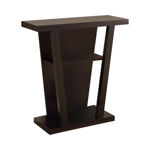 Evanna 2-shelf Console Table Cappuccino - Furniture House (VA)