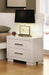 Jessica Nightstand Panels White (Set of 2) - Furniture House (VA)