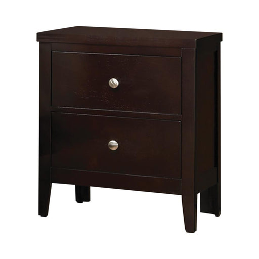 Carlton 2-drawer Rectangular Nightstand Cappuccino - Furniture House (VA)