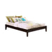 Hounslow California King, E.King, & Queen Universal Platform Bed Cappuccino - Furniture House (VA)