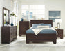 Kauffman California King, Eastren King, & Queen Panel Bed Dark Cocoa - Furniture House (VA)