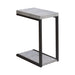 Beck Accent Table Cement and Black - Furniture House (VA)