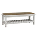 Franco Bench Brown and Antique White - Furniture House (VA)