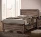 Kauffman California King, E.king, & Queen Panel Bed Washed Taupe - Furniture House (VA)