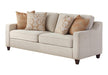 Christine Upholstered Cushion Back Sofa Beige - Furniture House (VA)