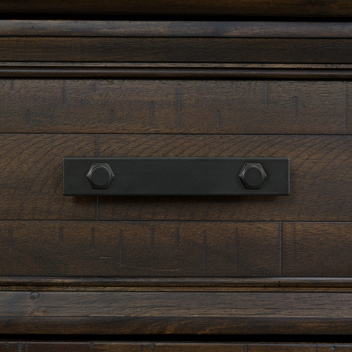 Colorado City 5-Drawer Chest in Charcoal