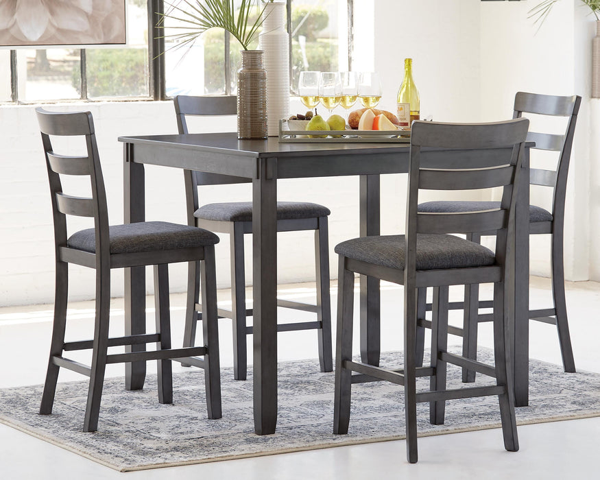 Bridson Counter Height Dining Table and Bar Stools (Set of 5) - Furniture House (VA)