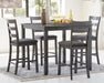 Bridson Counter Height Dining Table and Bar Stools (Set of 5) - Furniture House (VA)