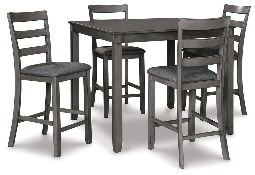 Bridson Counter Height Dining Table and Bar Stools (Set of 5) - Furniture House (VA)