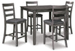 Bridson Counter Height Dining Table and Bar Stools (Set of 5) - Furniture House (VA)