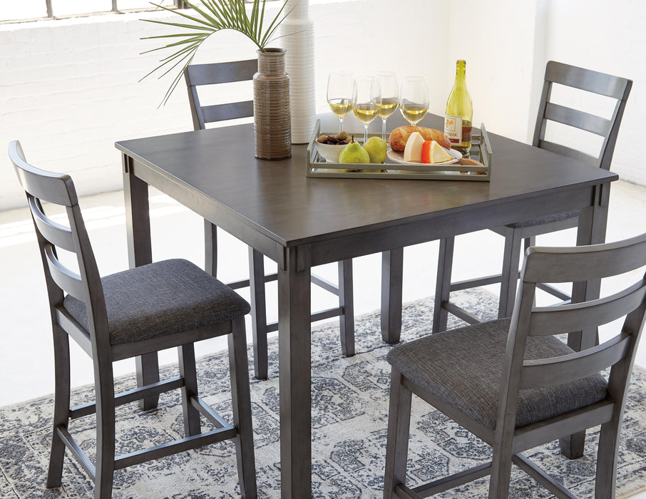 Bridson Counter Height Dining Table and Bar Stools (Set of 5) - Furniture House (VA)
