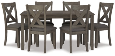 Caitbrook Dining Table and Chairs (Set of 7) - Furniture House (VA)