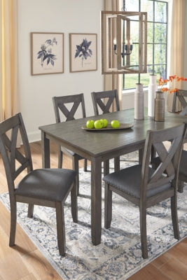 Caitbrook Dining Table and Chairs (Set of 7) - Furniture House (VA)