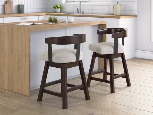 Haddigan Counter Height Barstool (Set of 2) - Furniture House (VA)