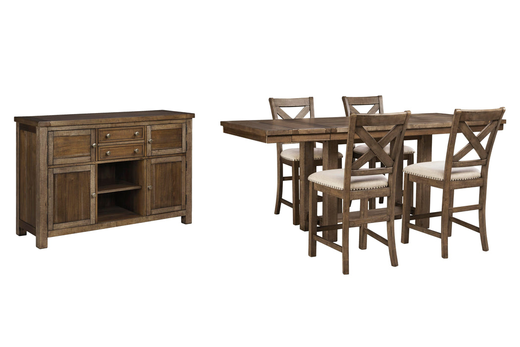 Moriville Counter Height Dining Set - Furniture House (VA)