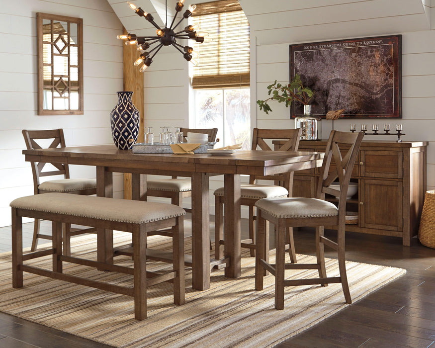 Moriville Counter Height Dining Set - Furniture House (VA)
