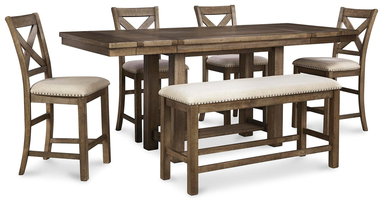 Moriville Counter Height Dining Set - Furniture House (VA)