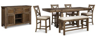 Moriville Counter Height Dining Set - Furniture House (VA)