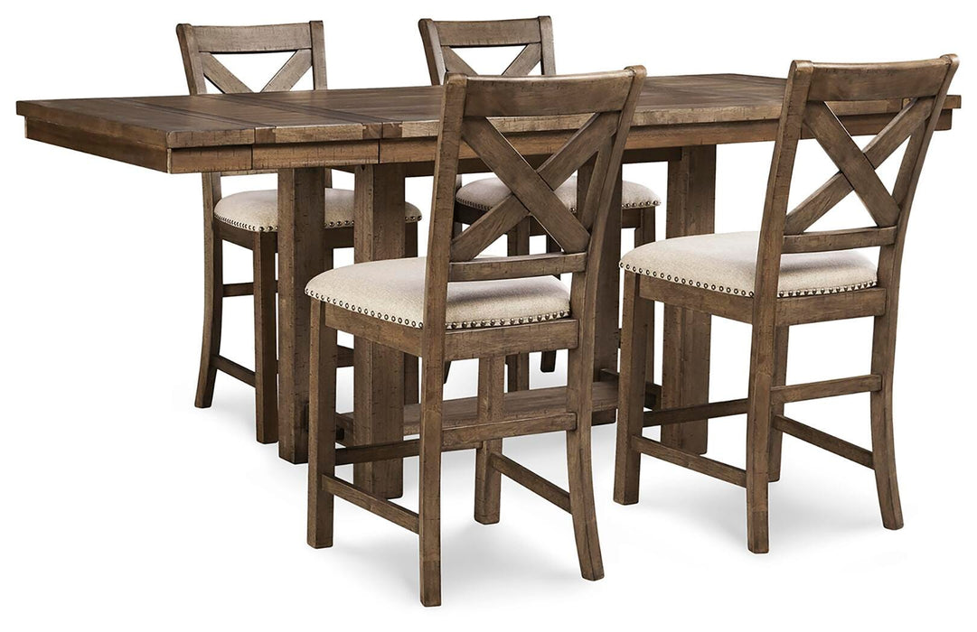 Moriville Counter Height Dining Set - Furniture House (VA)