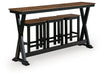 Wildenauer Counter Height Dining Table and 3 Barstools Set - Furniture House (VA)