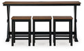 Wildenauer Counter Height Dining Table and 3 Barstools Set - Furniture House (VA)
