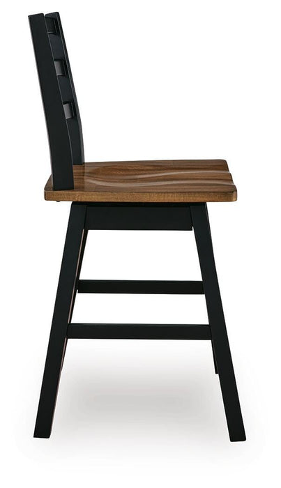 Wildenauer Counter Height Swivel Barstool - Furniture House (VA)