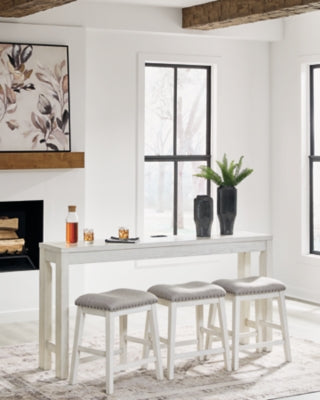 Robbinsdale Counter Height Dining Table and 3 Barstools Set - Furniture House (VA)