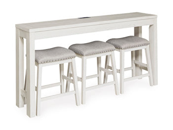Robbinsdale Counter Height Dining Table and 3 Barstools Set - Furniture House (VA)
