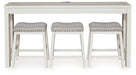 Robbinsdale Counter Height Dining Table and 3 Barstools Set - Furniture House (VA)