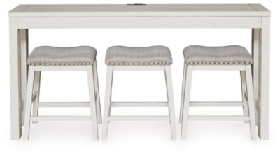 Robbinsdale Counter Height Dining Table and 3 Barstools Set - Furniture House (VA)