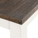 Martin 5pc Counter Set (Dark Brown Top - White Base) - Furniture House (VA)