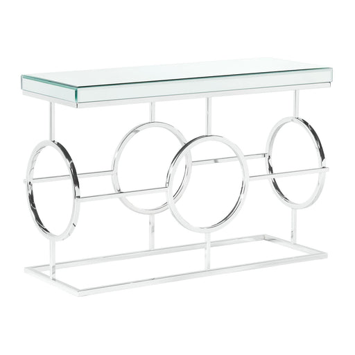 Pearl Rectangle Mirrored Sofa Table - Furniture House (VA)