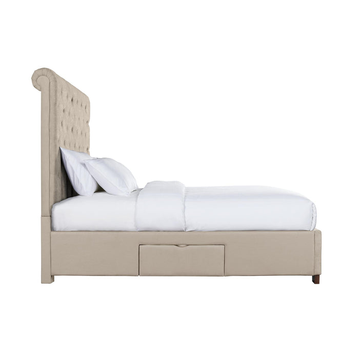 Waldorf Queen Upholstered Storage Bed - Furniture House (VA)