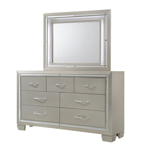 Platinum Dresser & Mirror Set image