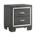 Titanium 2-Drawer Nightstand - Furniture House (VA)