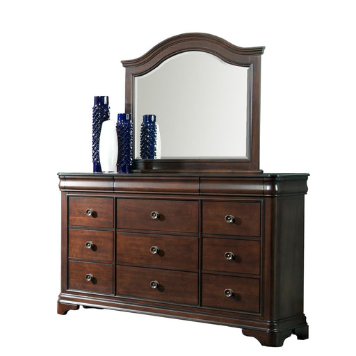 Cameron Cherry Dresser & Mirror Set - Furniture House (VA)