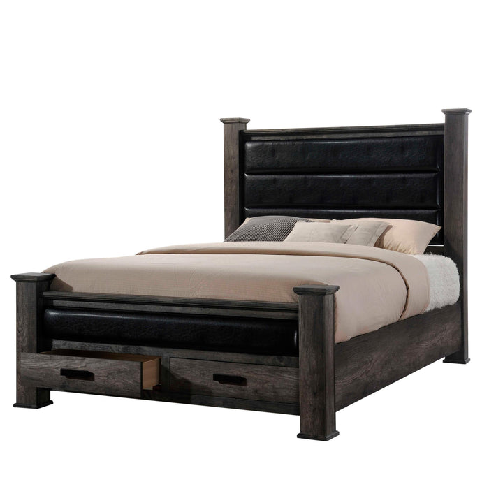 Nathan King Storage Poster Bed - Furniture House (VA)
