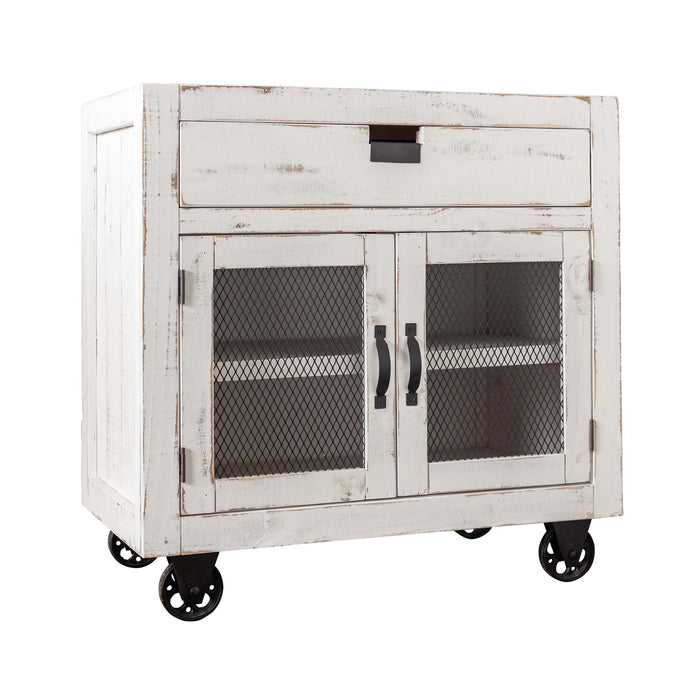 Industrial 2-Door Accent Chest