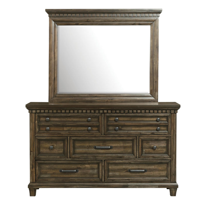 McCabe 7-Drawer Dresser with Mirror Set