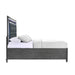 Titanium Queen Tufted Upholstered Storage Bed - Furniture House (VA)
